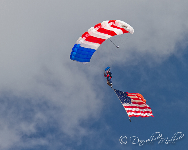Patriotic Skydiver