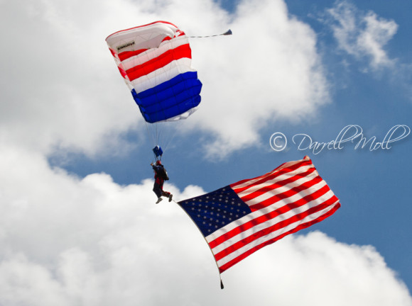 Patriotic Skydiver