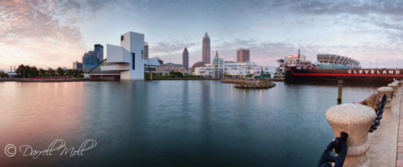 Downtown Cleveland at Sunrise