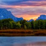 Sunset Ox Bow Bend-Grand Tetons, WY