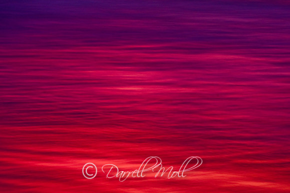 Sunset Reflected on Lake