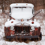 Snow Covered Car